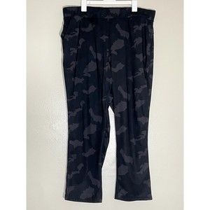 Yogalicious Lux Women's Straight Leg Jogger Pant Black Camo W/ Pockets Size 1X